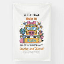 School’s Back Bash! Editable End of Summer Party 