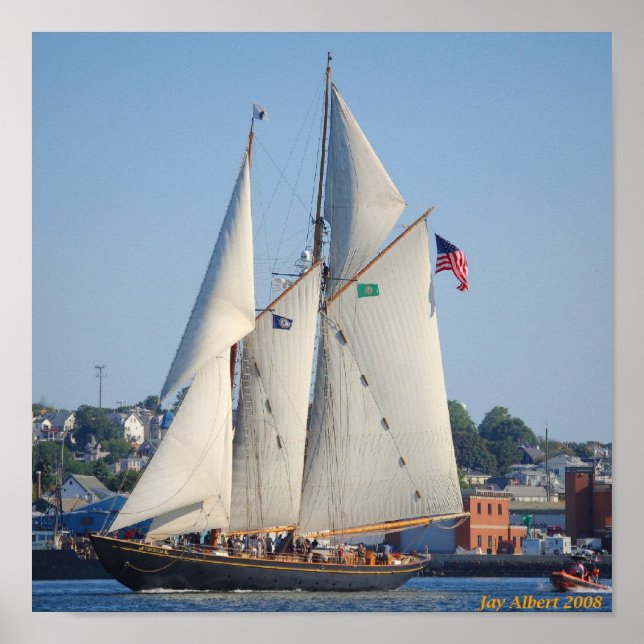 Schooner Virginia Poster (Frente)