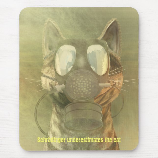 Schrödinger subestima o mousepad do gato (Frente)