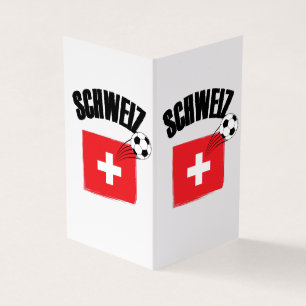 Schweiz Fussball Switzerland Soccer Flag