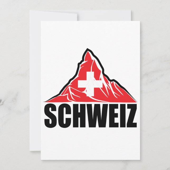 Schweiz Matterhorn Suiça (Frente)