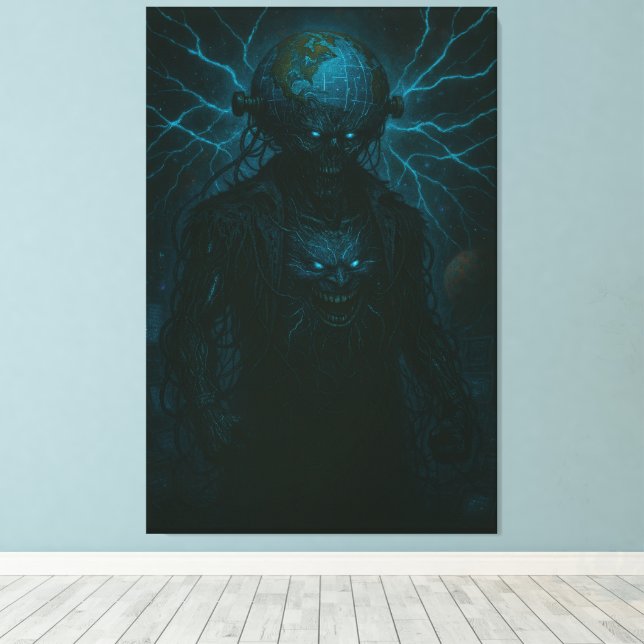 SCI-FI Canvas Print (Insitu(piso de madeira))