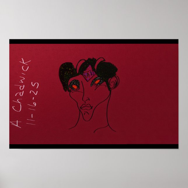 Sci-fi Demon Hunter Countess Poster (Frente)