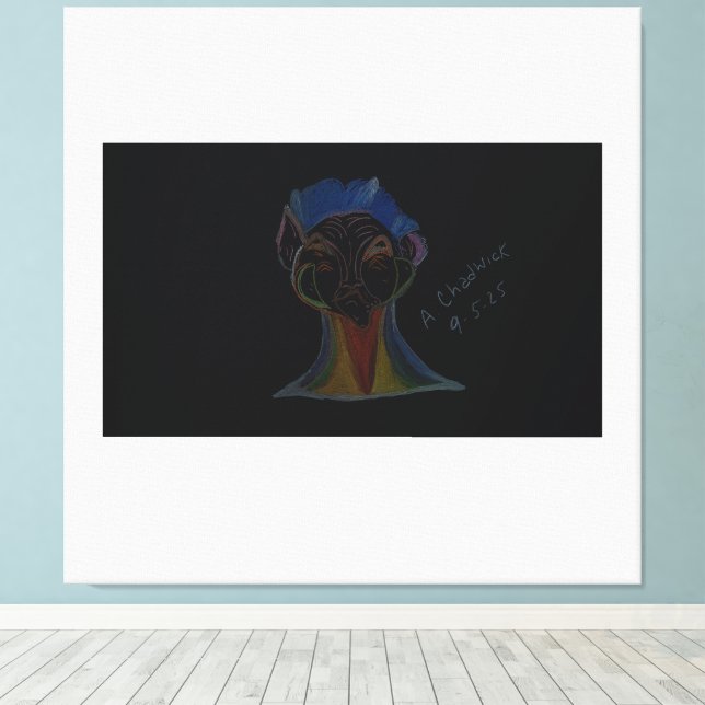 Sci-fi Hybrid Stretched Canvas  (Insitu(piso de madeira))