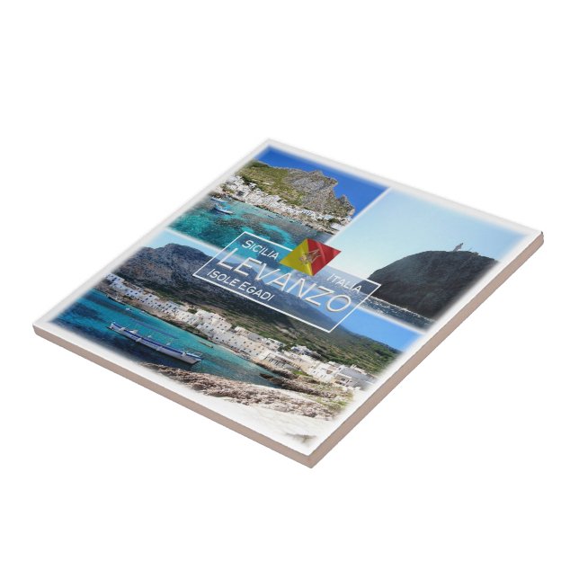 SCL009 LEVANZO ISLAND, Mosaico, Sicília, (Lateral)