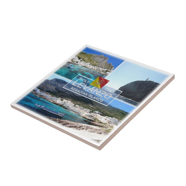 SCL020 ILHA LEVANZO, Mosaico, Sicília, (Lateral)