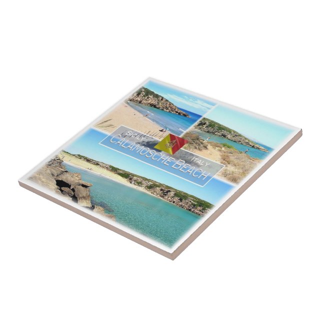 SCL021 CALAMOSCHE BEACH, Mosaico, Sicília, (Lateral)