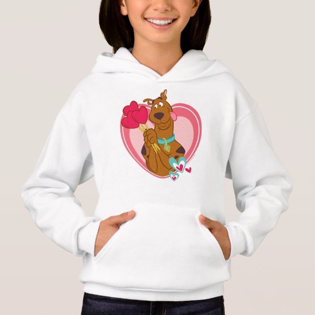 Scooby-Doo Holding Heart Lolipops (Frente)