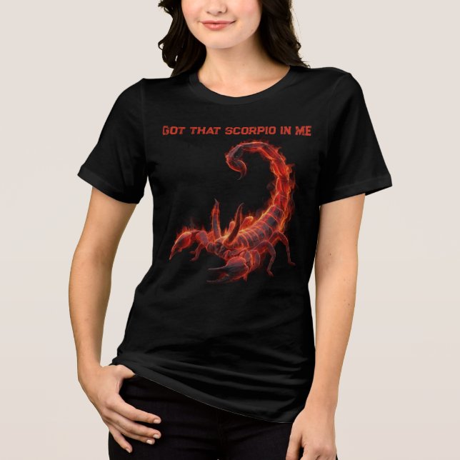 Scorpio Birthday Gift | Zodiac | Fiery Scorpion (Frente)