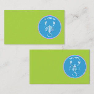 Scorpio Cartão de visita