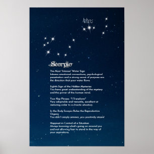 Scorpio Character Poster