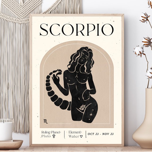 Scorpio Feminine Poster (Criador carregado)