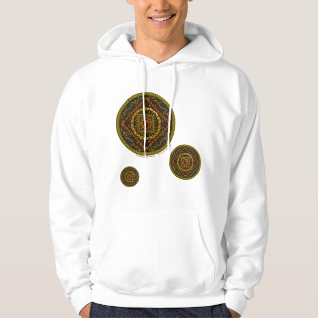 Scorpio Mandala Camisa Leve Masculina (Frente)