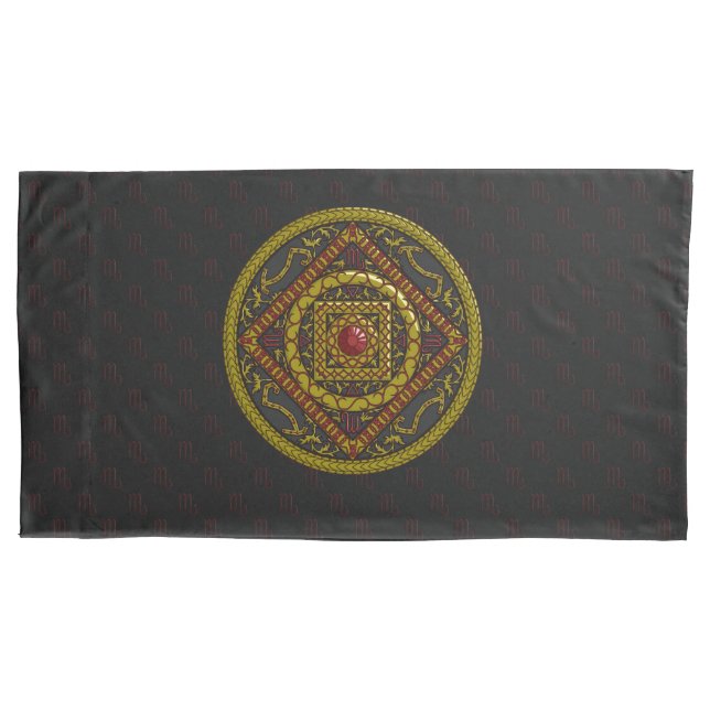 Scorpio Mandala Pillowcase (Frente)