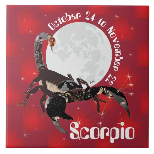 Scorpio October 24 to novembros de 22 Tile (Frente)
