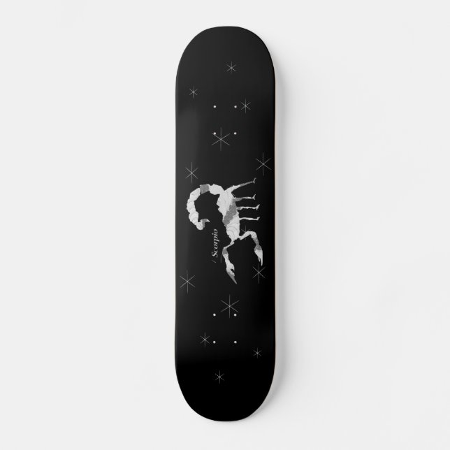 Scorpio Scorpion Zodiac Skateboard Deck (Frente)