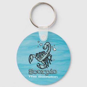 Scorpio - Sinal astrológico Scorpio chaveiro