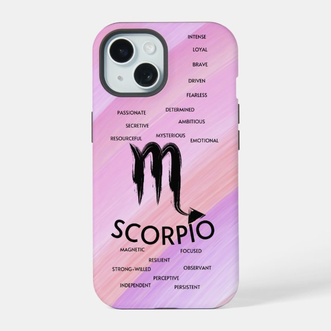Scorpio Zodiac Traça Raparigas (Verso)