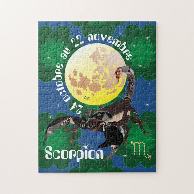 Scorpion 24 octobre au 22 novembre Quebra-cabeça (Vertical)
