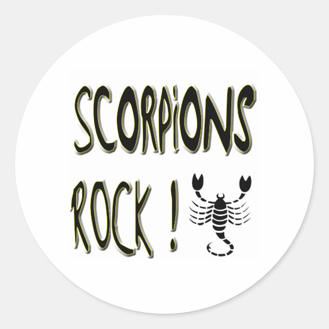 Scorpions Rock! Adesivo (Frente)
