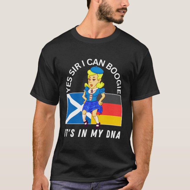 Scotland Flagman Futebol Top 2024Sim Senhor Posso  (Frente)