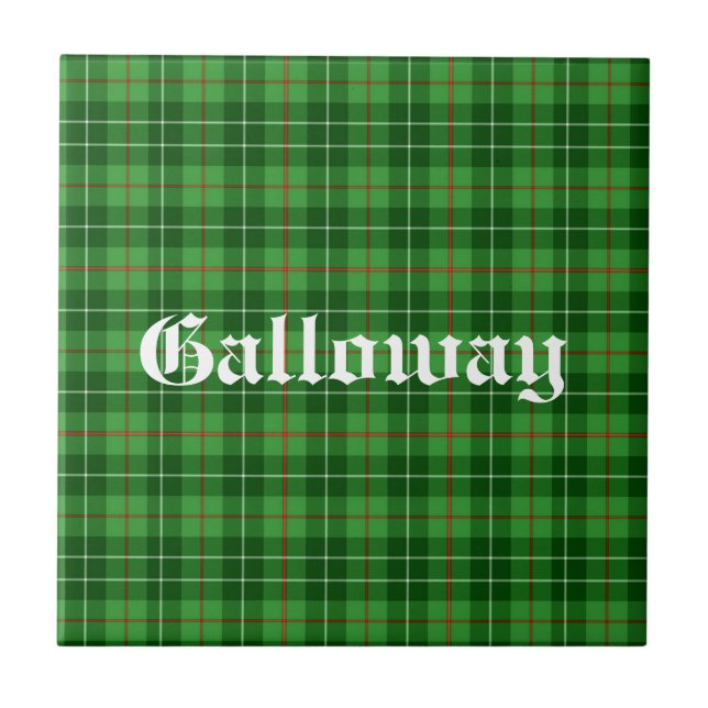 Scotland Galloway District Tartan Personalizado (Frente)