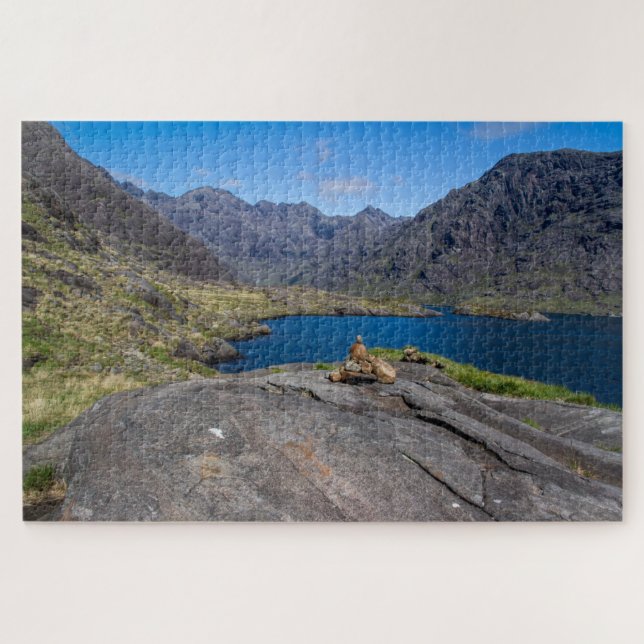 Scotland Jigsaw Quebra-cabeça - Loch Coruisk, isle (Horizontal)