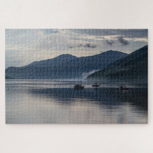 Scotland Jigsaw Quebra-cabeça - Nuvens de Loch Ta