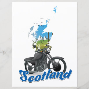 Scotland Motorcycle map viagem poser