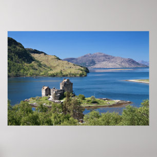 Scotland - poster do castelo de Eilean Donan