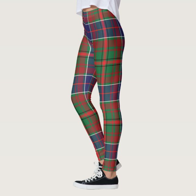 Scotstee Clan Adam Antiga Tartan Women Leggings (Esquerda)