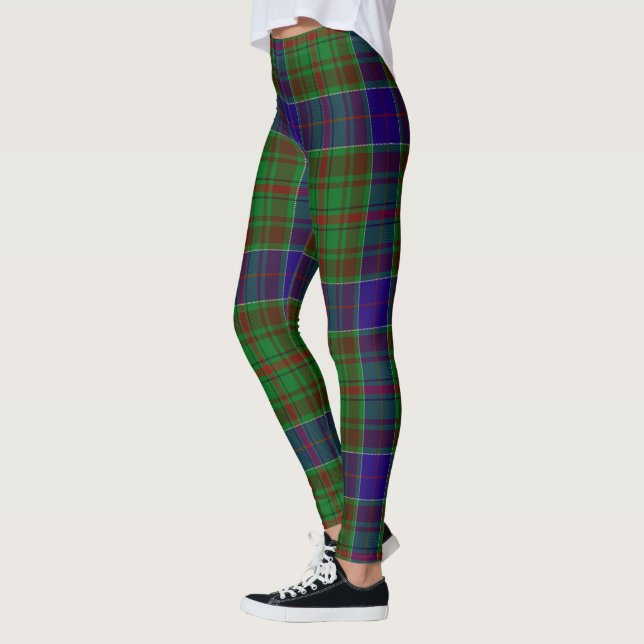 Scotstee Clan Adam Hunting Tartan Women Leggings (Esquerda)