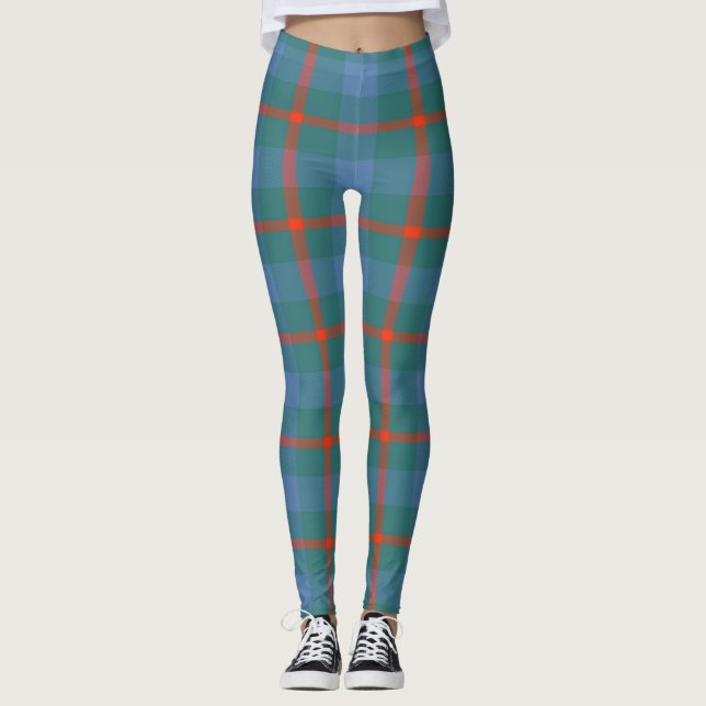 Scotstee Clan Agnew Ancian Mulheres Leggings (Frente)
