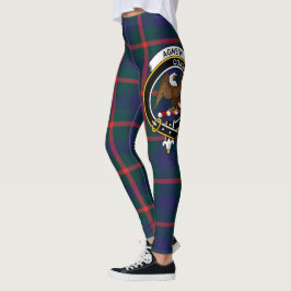 Scotstee Clan Agnew Crest Tartan Women Leggings