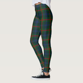 Scotstee Clan Aiton caçando leggings femininas do