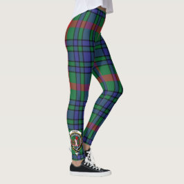 Scotstee Clan Aiton Crest Tartan Women Leggings