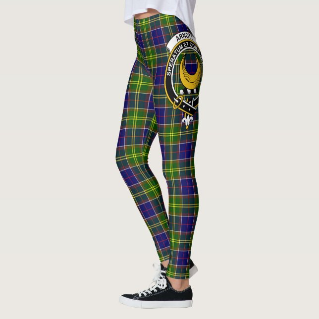 Scotstee Clan Arnott Crest Tartan Women Leggings (Esquerda)