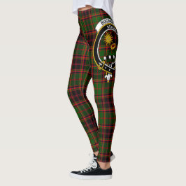Scotstee Clan Buchan Crest Tartan Women Leggings