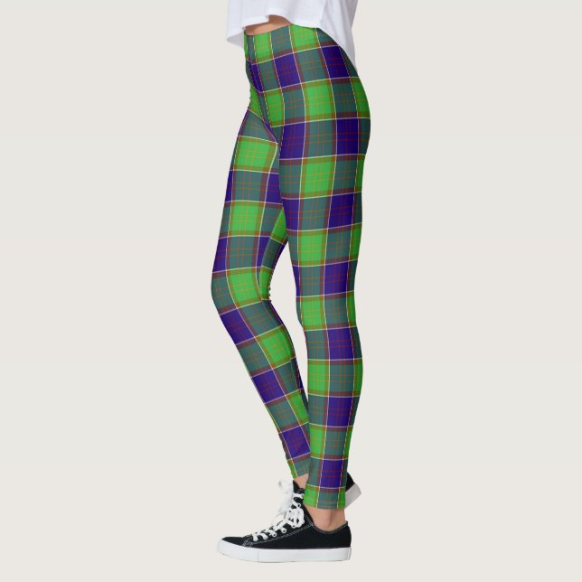 Scotstee Clan Colville Tartan Women Leggings (Esquerda)