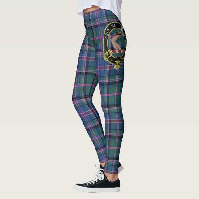 Scotstee Clan Cooper Crest Tartan Women Leggings (Esquerda)