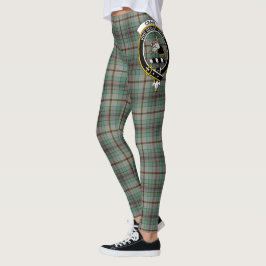 Scotstee Clan Craig Crest Tartan Women Leggings
