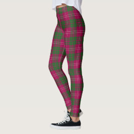 Scotstee Clan Crawford Modern Tartan Women Legging
