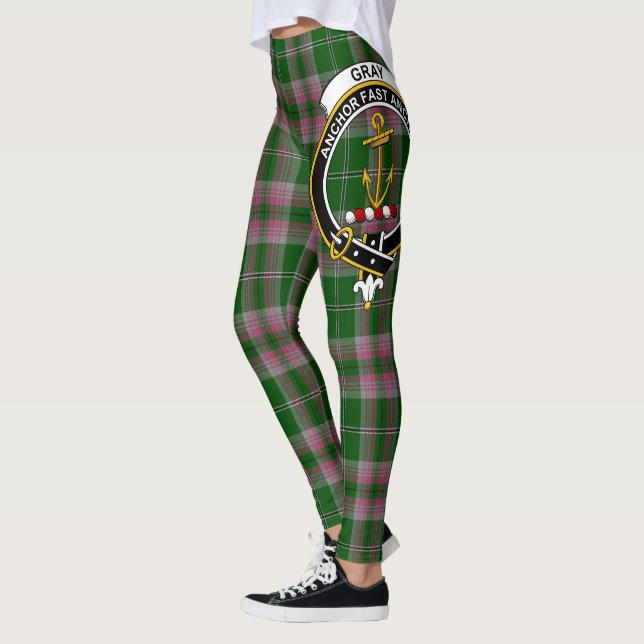 Scotstee Clan Crest Tartan Women Leggings (Esquerda)