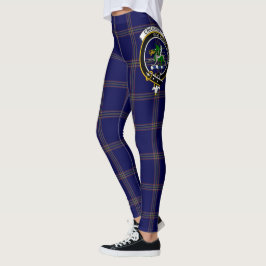 Scotstee Clan Crichton Crest Tartan Women Leggings