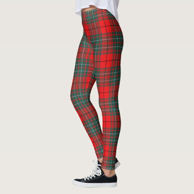 Scotstee Clan Cumming Modern Tartan Women Leggings (Esquerda)