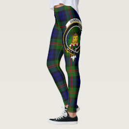 Scotstee Clan Dundas Crest Tartan Women Leggings