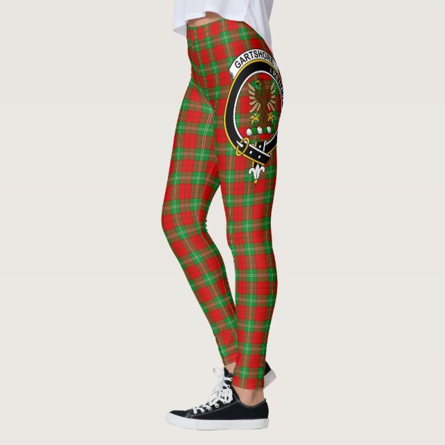 Scotstee Clan Gartshore Crest Tartan Women Legging (Esquerda)
