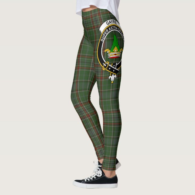 Scotstee Clan Gayre Crest Tartan Women Leggings (Esquerda)