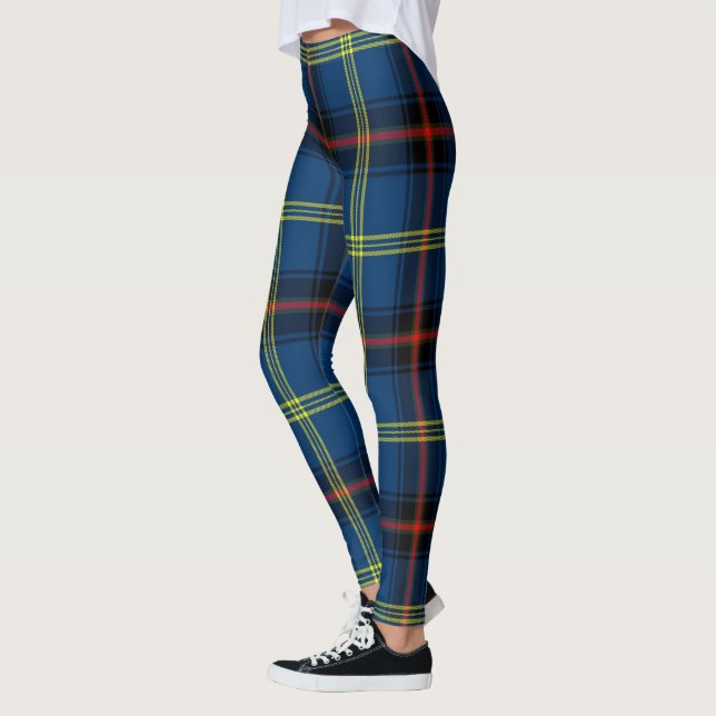 Scotstee Clan Grewar Tartan Women Leggings (Esquerda)