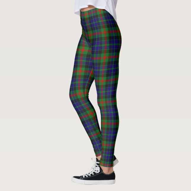 Scotstee Clan Gunn Modern Tartan Women Leggings (Esquerda)